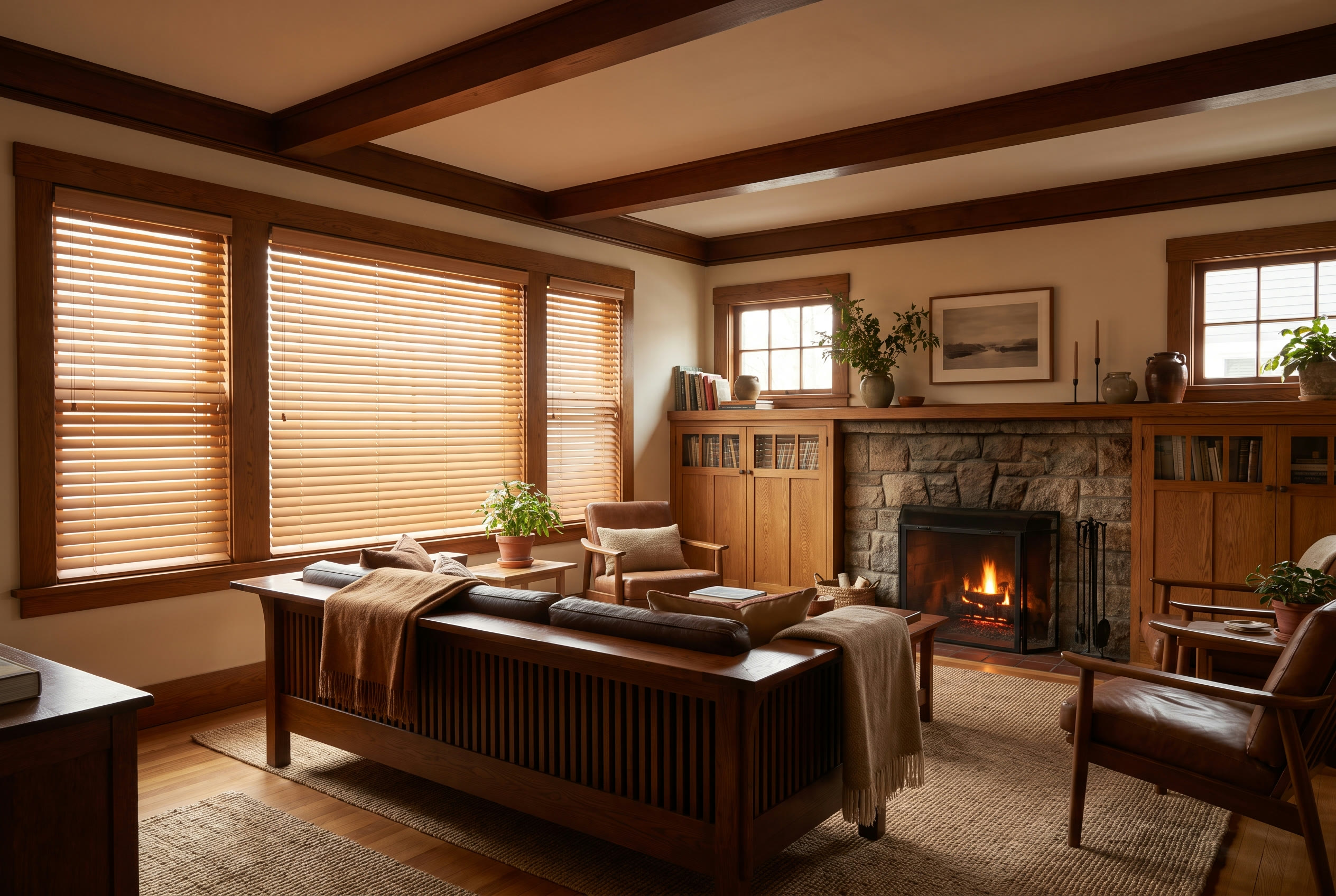 A Amesbury, MA home with Hunter Douglas window treatments