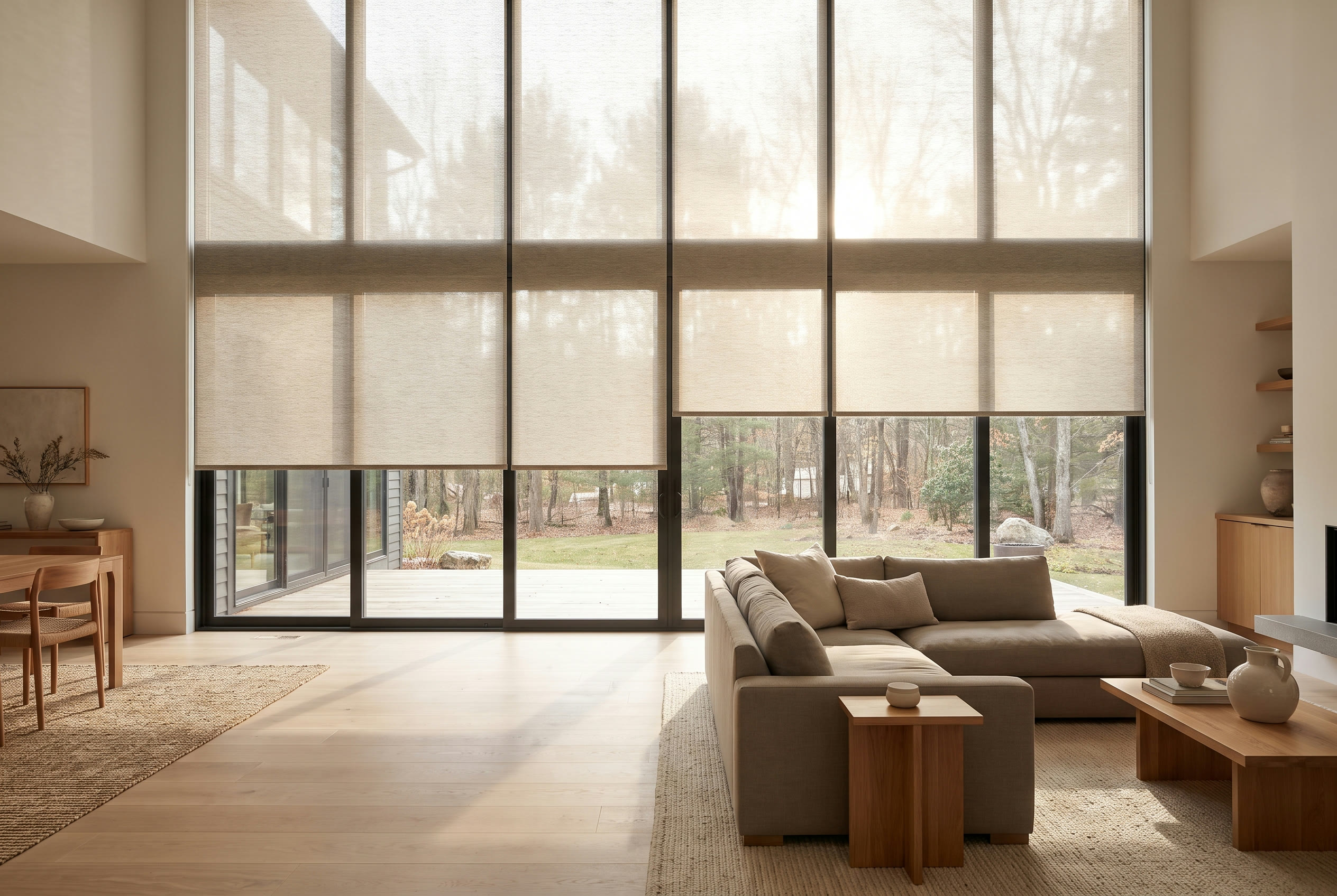 A Bedford, NH home with Hunter Douglas window treatments