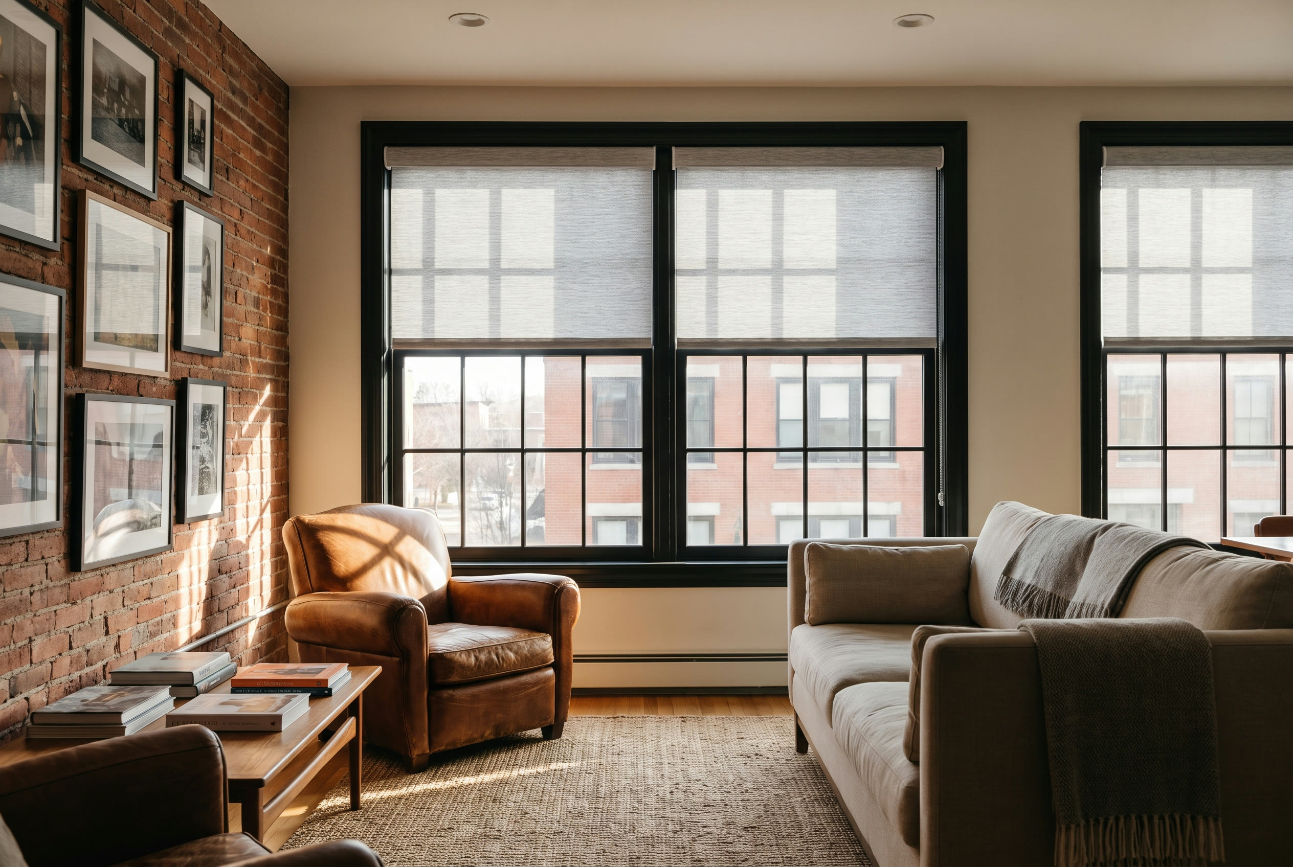 A Manchester, NH home with Hunter Douglas window treatments