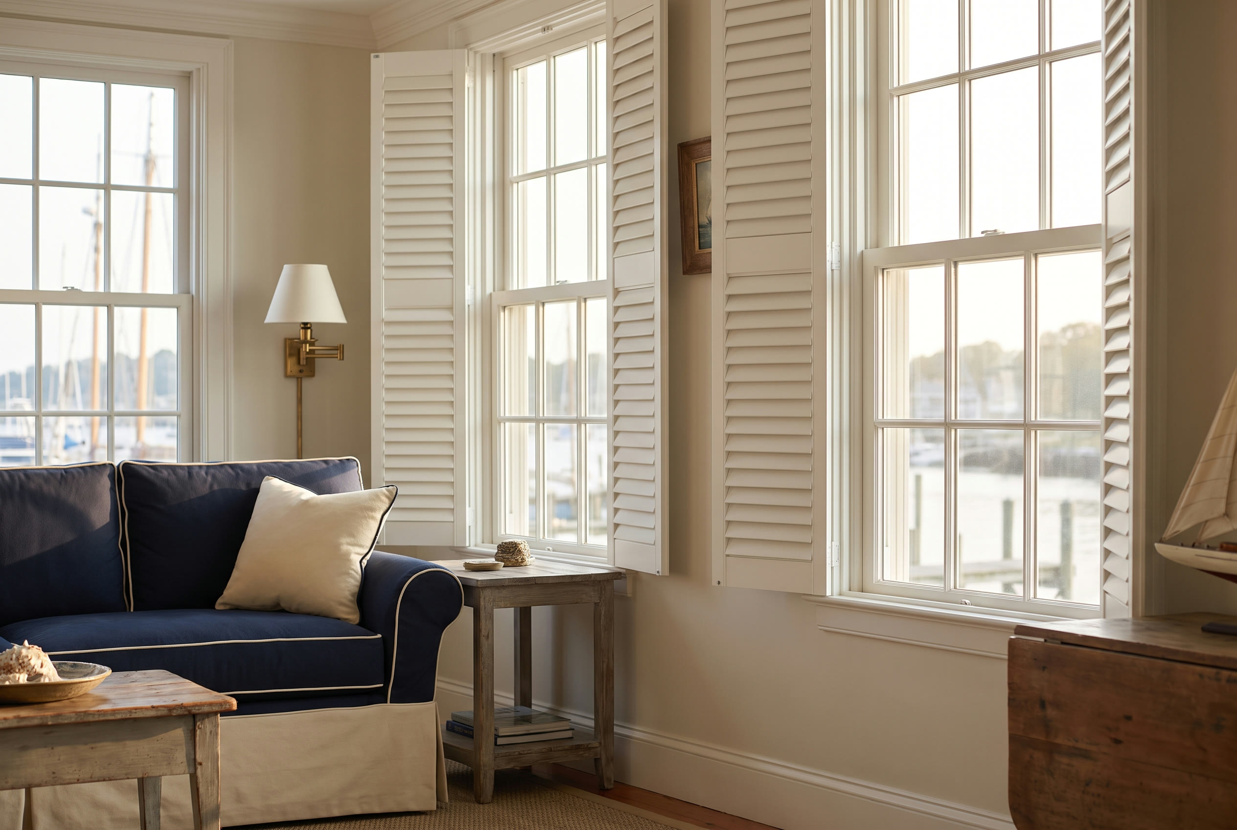A Portsmouth, NH home with Hunter Douglas window treatments
