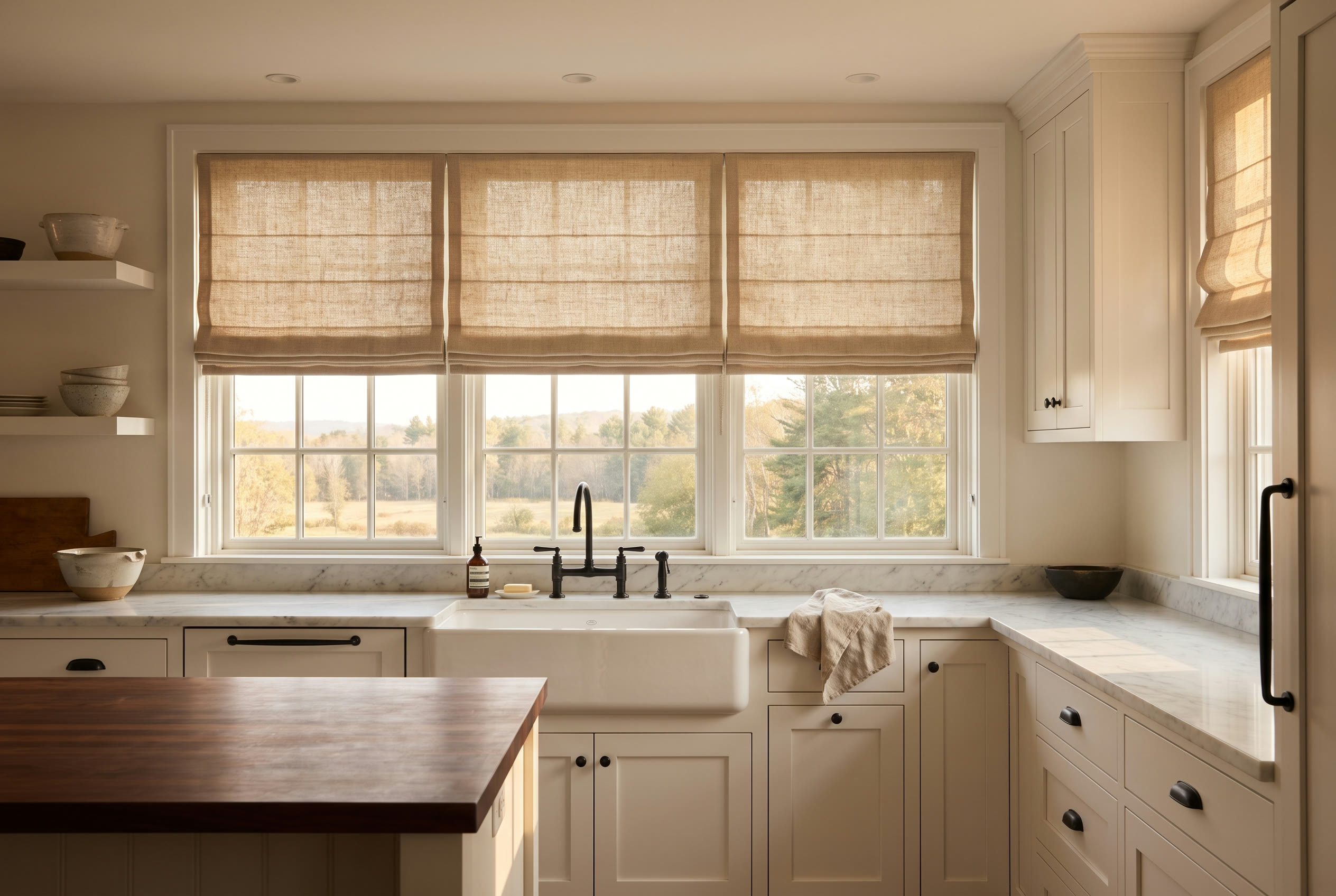 A Stratham, NH home dressed in custom Hunter Douglas window treatments.